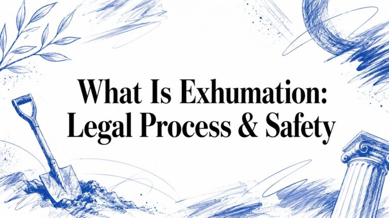 What Is Exhumation: Legal Process & Safety